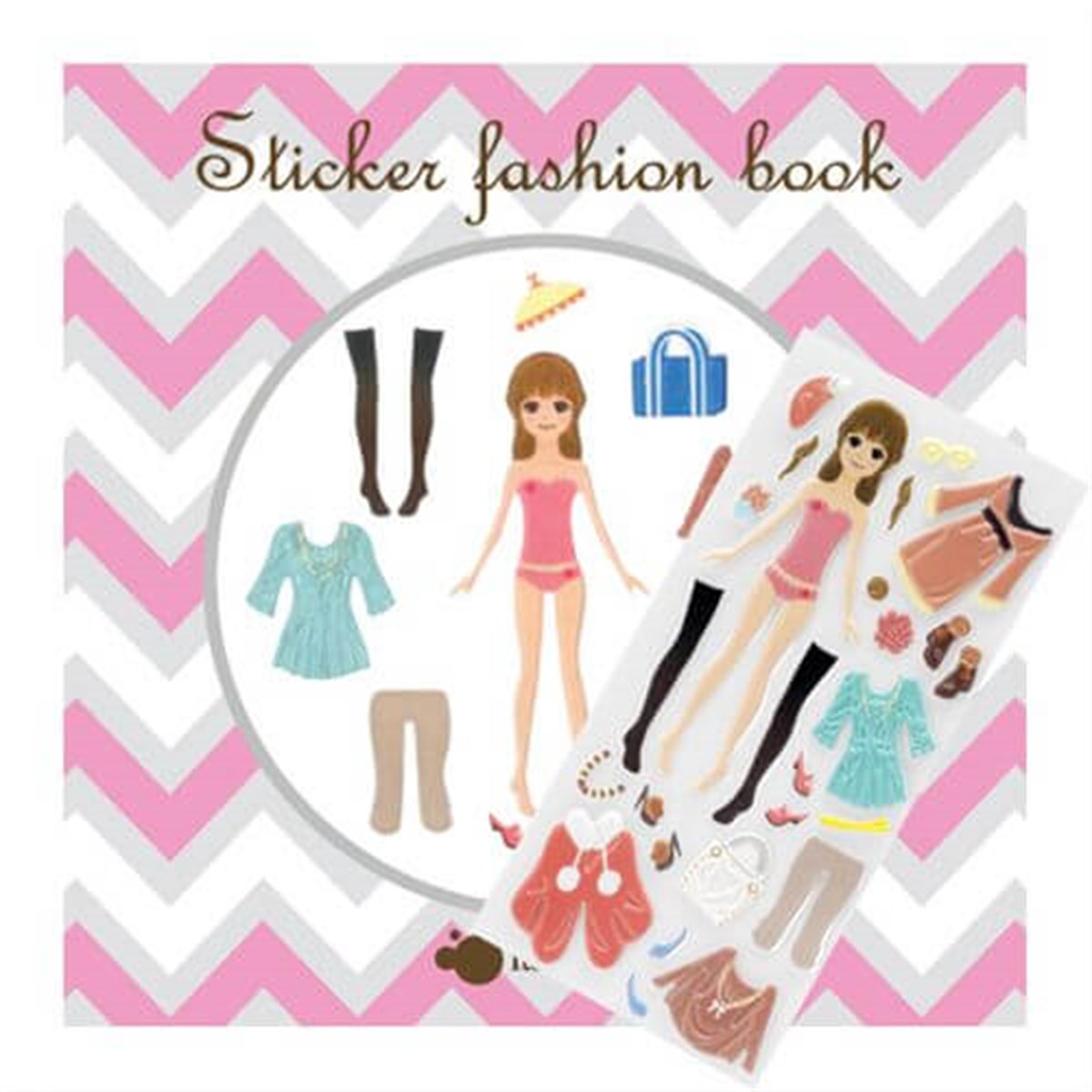 Sticker Fashion Book / Sticker Moda Kitabı