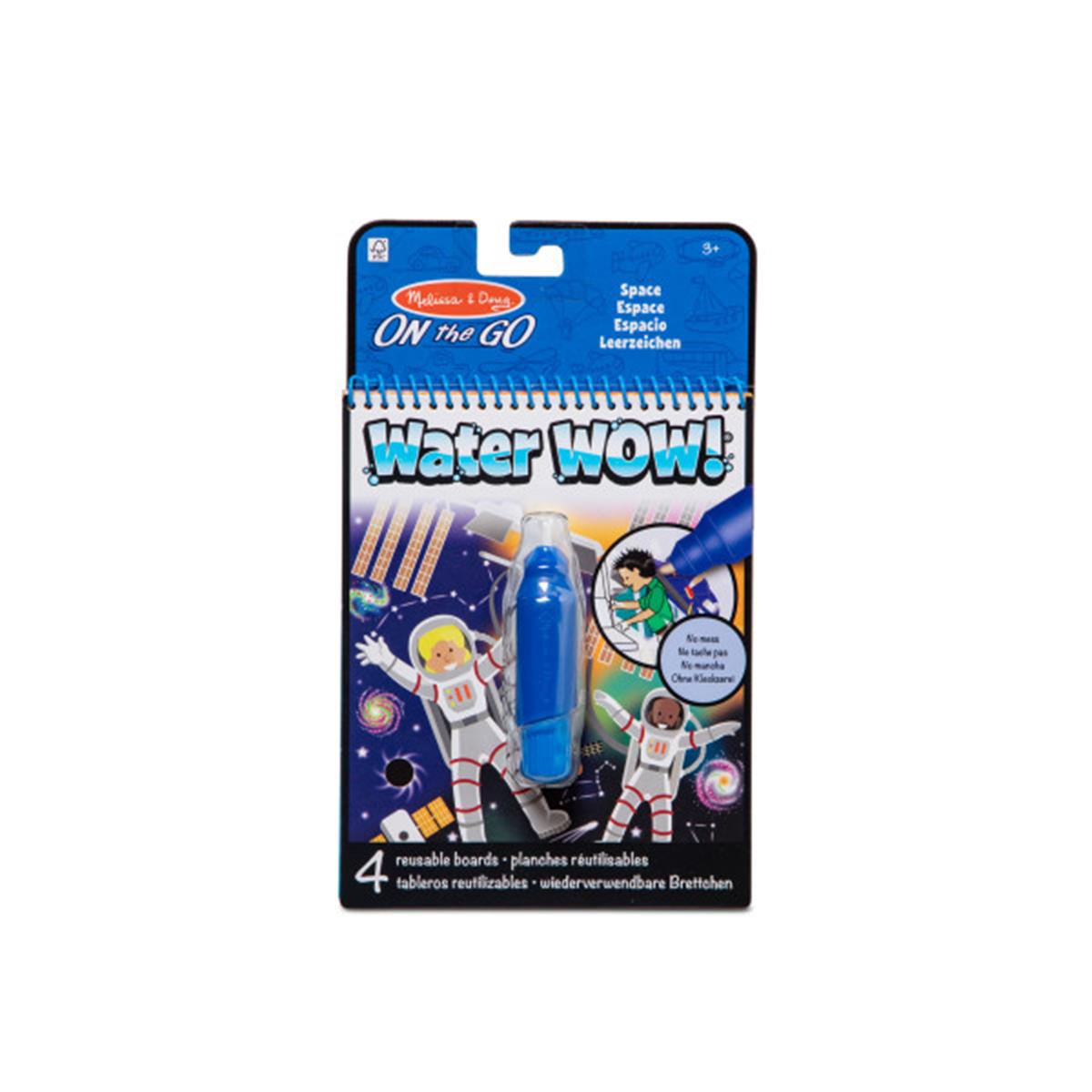 Water Wow! Su ile boyama kitabı - Uzay