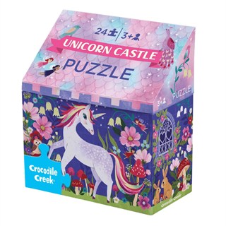 Crocodile Creek Puzzle - 24 Parça - Unicorn Kalesi
