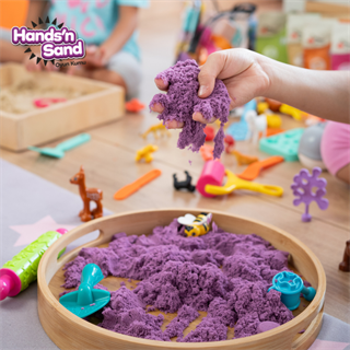 Hands'n Sand Doğal Oyun Kumu 500gr - Mor
