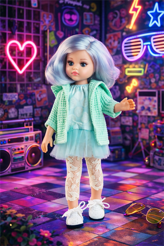 Paola Reina Kira Funky 32 cm Vanilya Kokulu Oyuncak Bebek