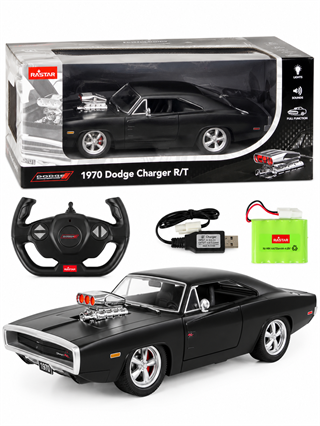 Rastar 1:16 1970 Dodge Charger R/T Sesli ve Işıklı Uzaktan Kumandalı Araba.