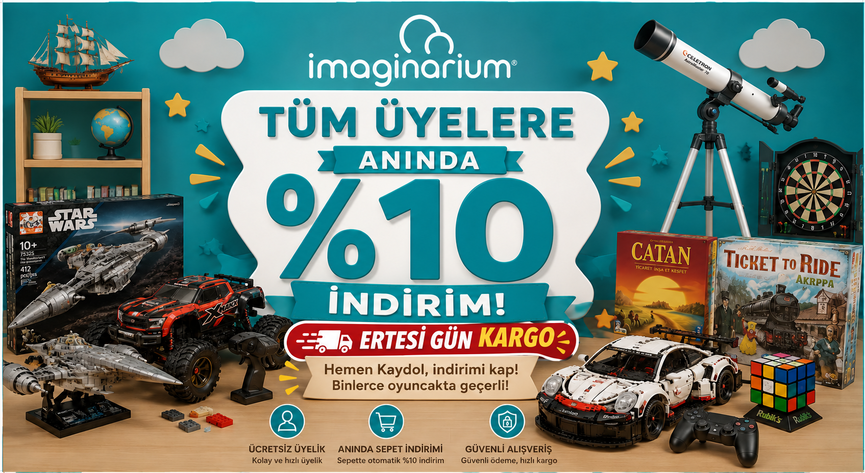 Yeni Üye İndirim