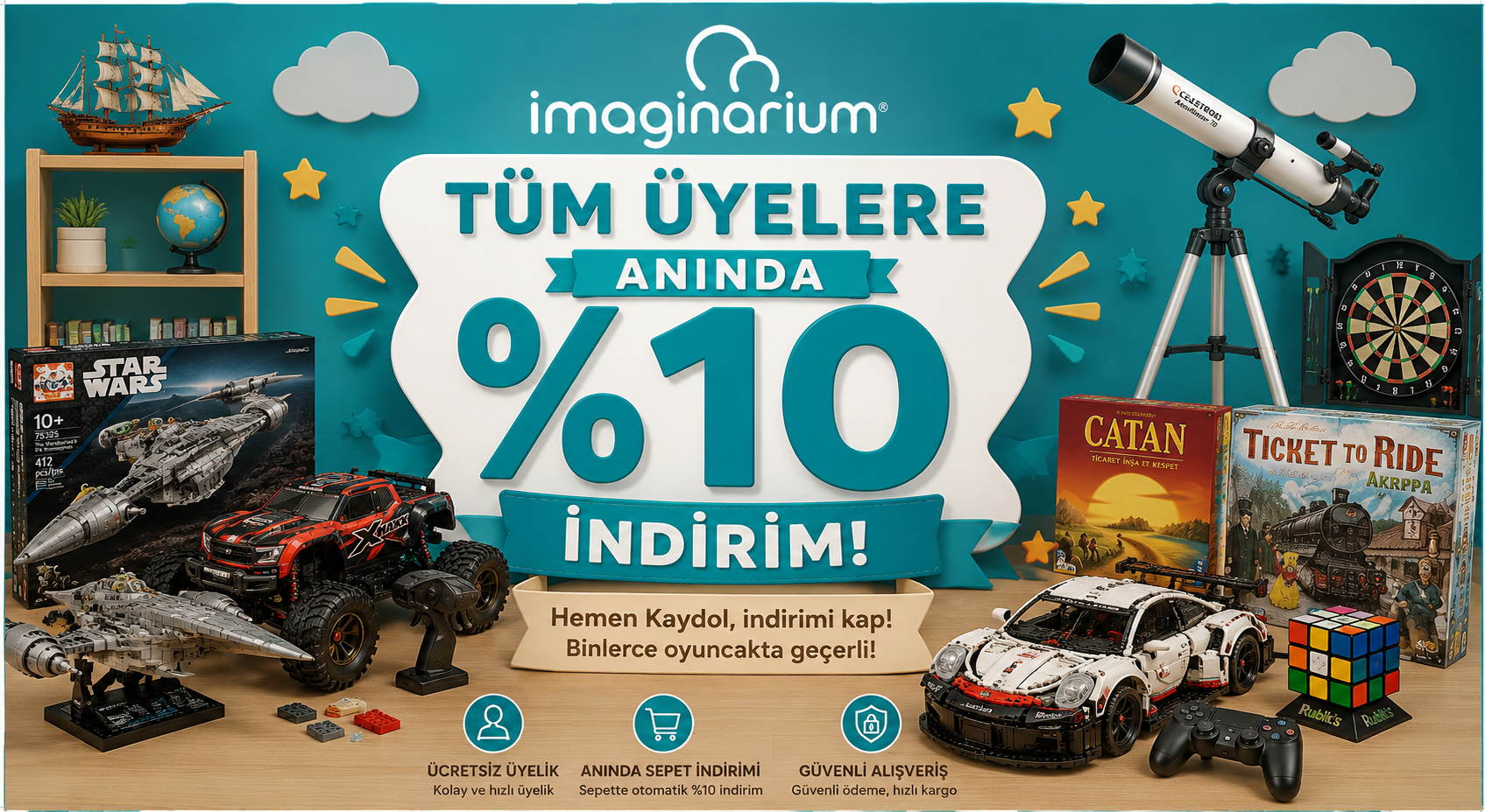 Yeni Üye İndirim