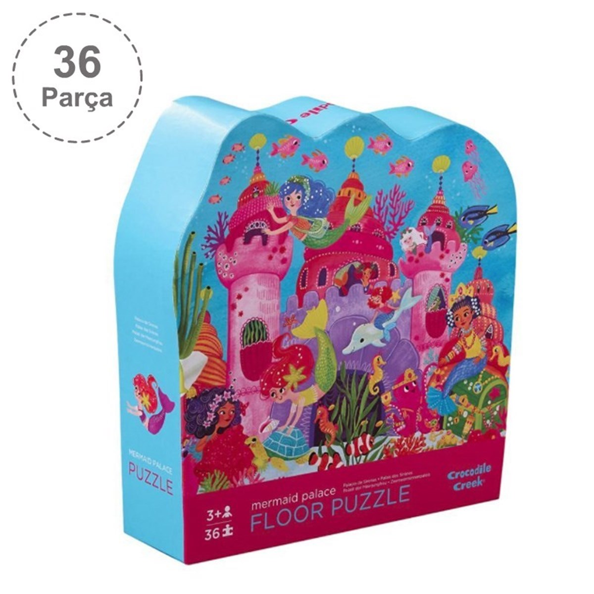 Crocodile Creek Dekoratif Puzzle - 36 Parça - Denizkızı Sarayı