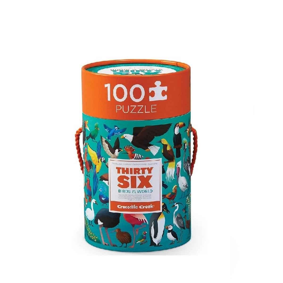 Crocodile Creek Puzzle - 100 Parça - Dünyanın Kuşları