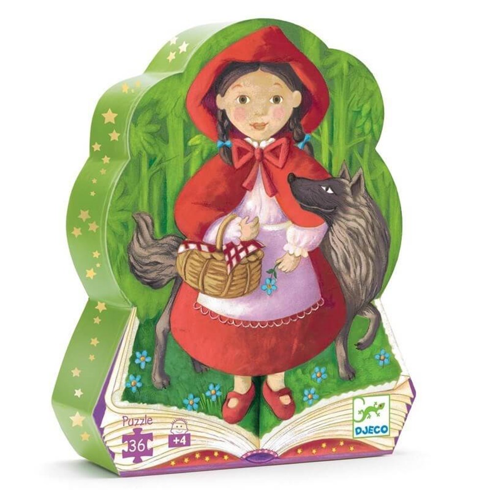 Djeco Dekoratif Puzzle 36 Parça/Little Red Riding Hood