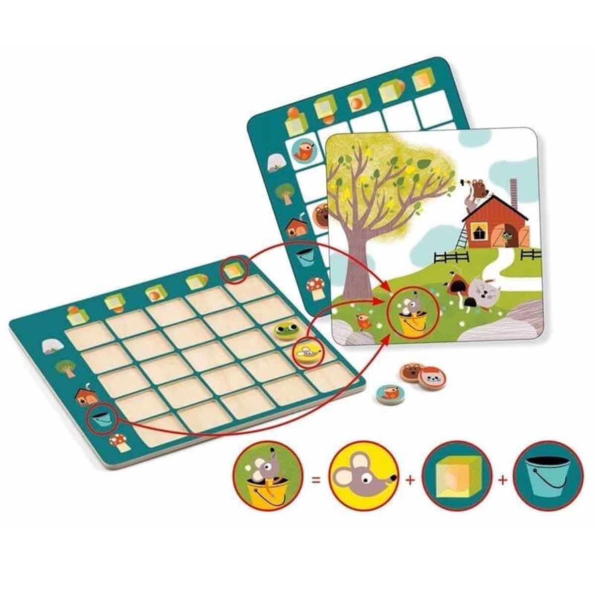 Djeco Mantıksal Çıkarım Oyunu / Topologix