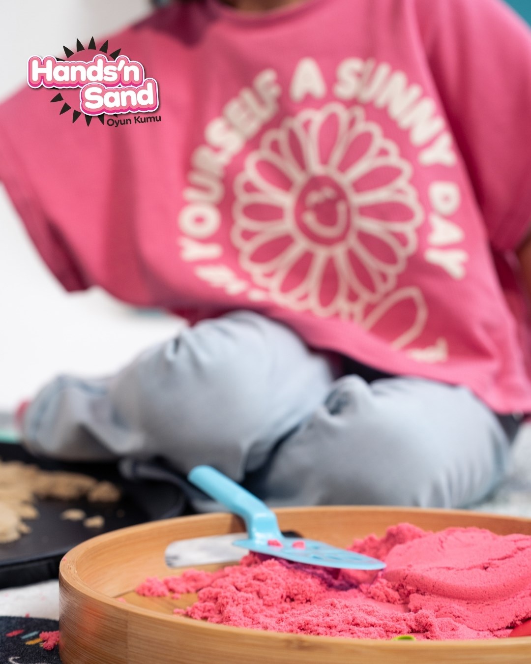 Hands'n Sand Doğal Oyun Kumu 500gr - Pembe