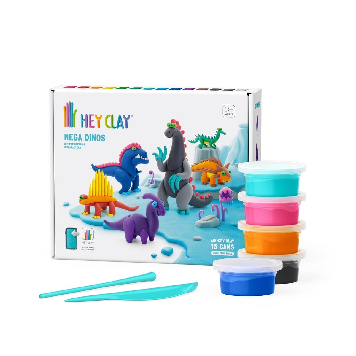 Hava ile Kuruyan Kil (15'li kutu) - Mega Dinozorlar