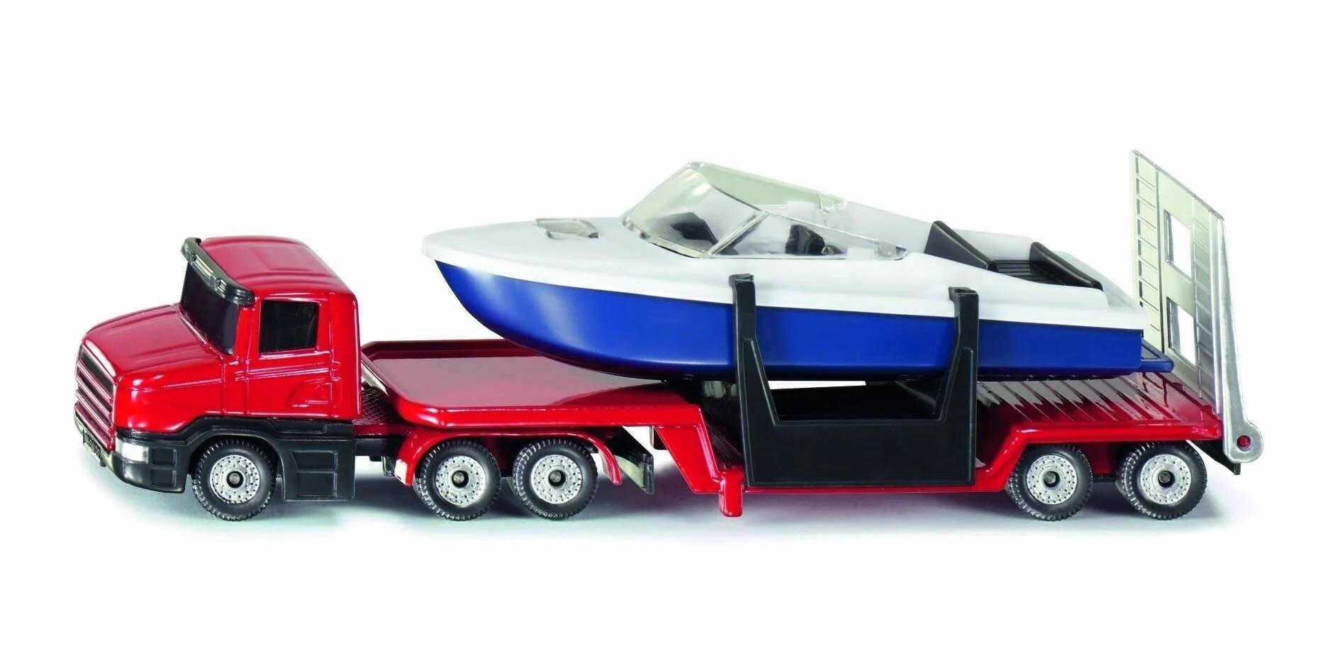 Low Loader With Boat