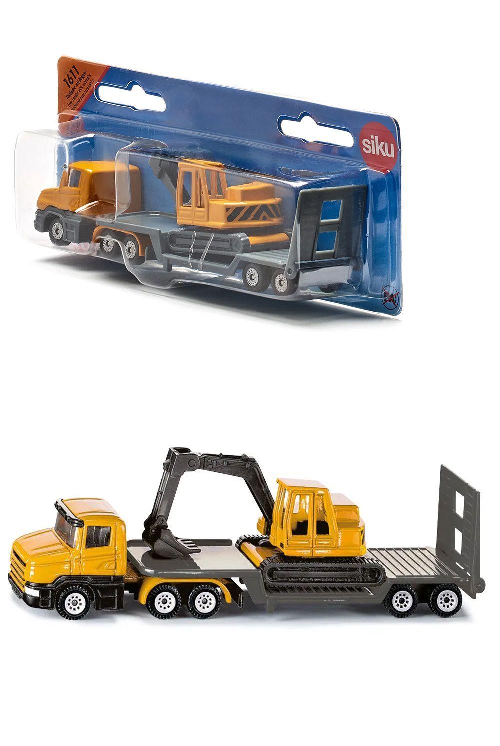 Low Loader With Excavator