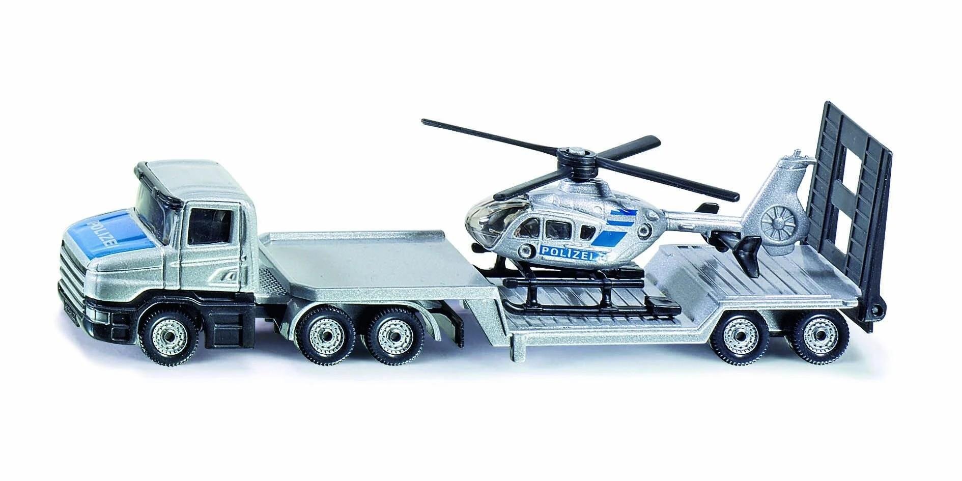 Low Loader With Helicopter