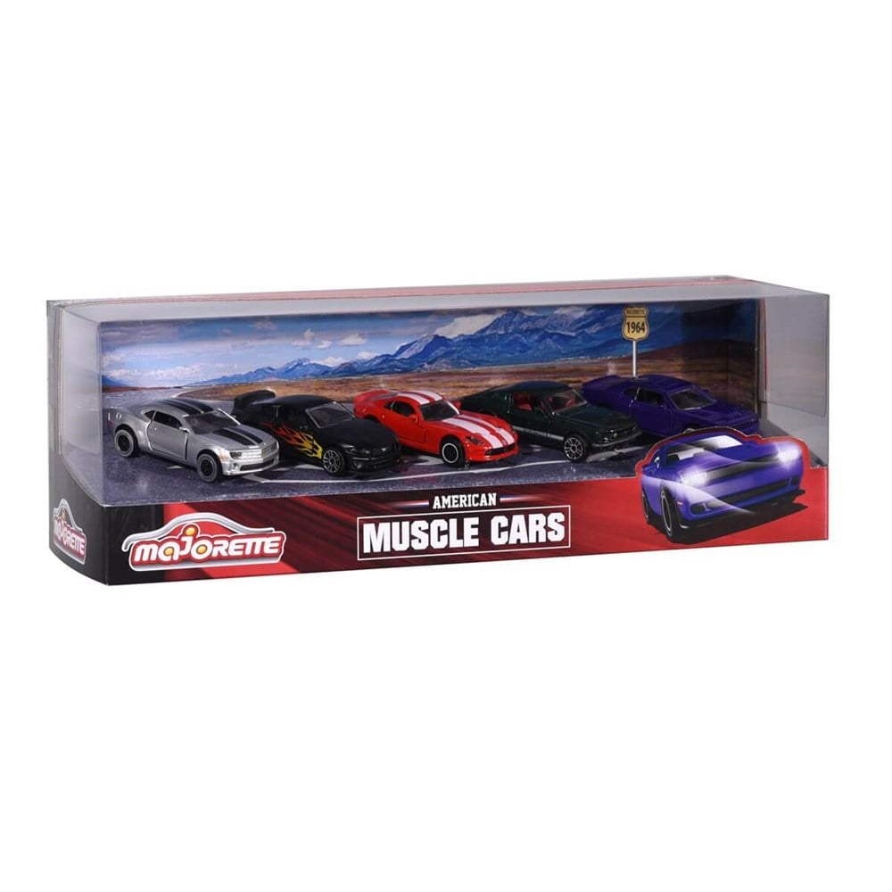 Muscle Cars 5 Pcs Pack