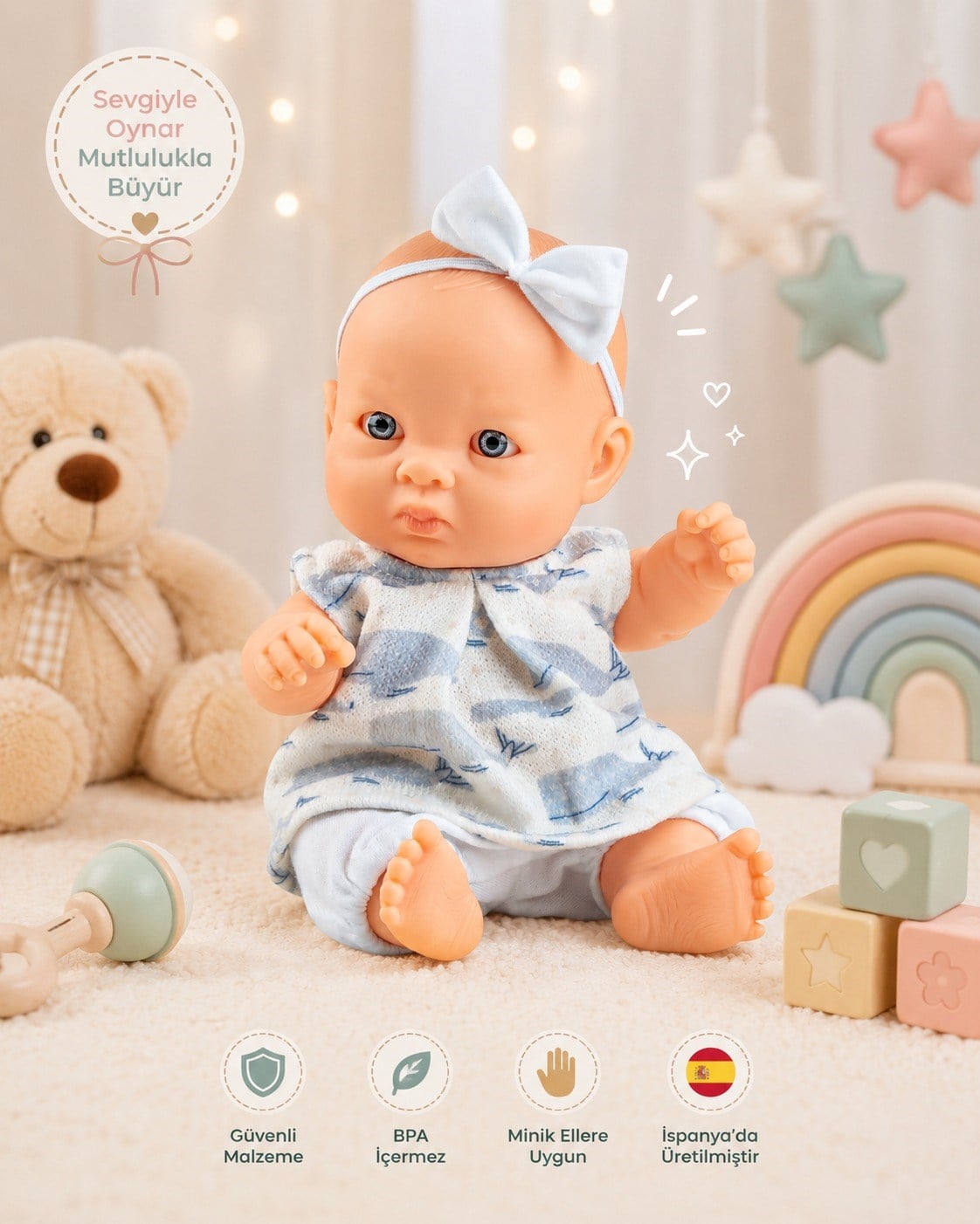 Paola Reina / Jana 21cm Oyuncak Bebek 