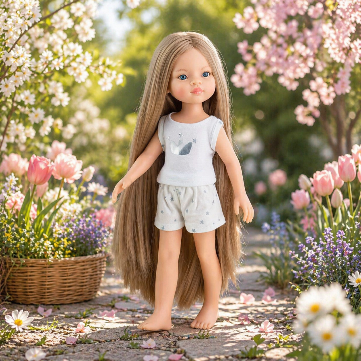 Paola Reina / Manica Amiga Pijama Oyuncak Bebek 32 Cm