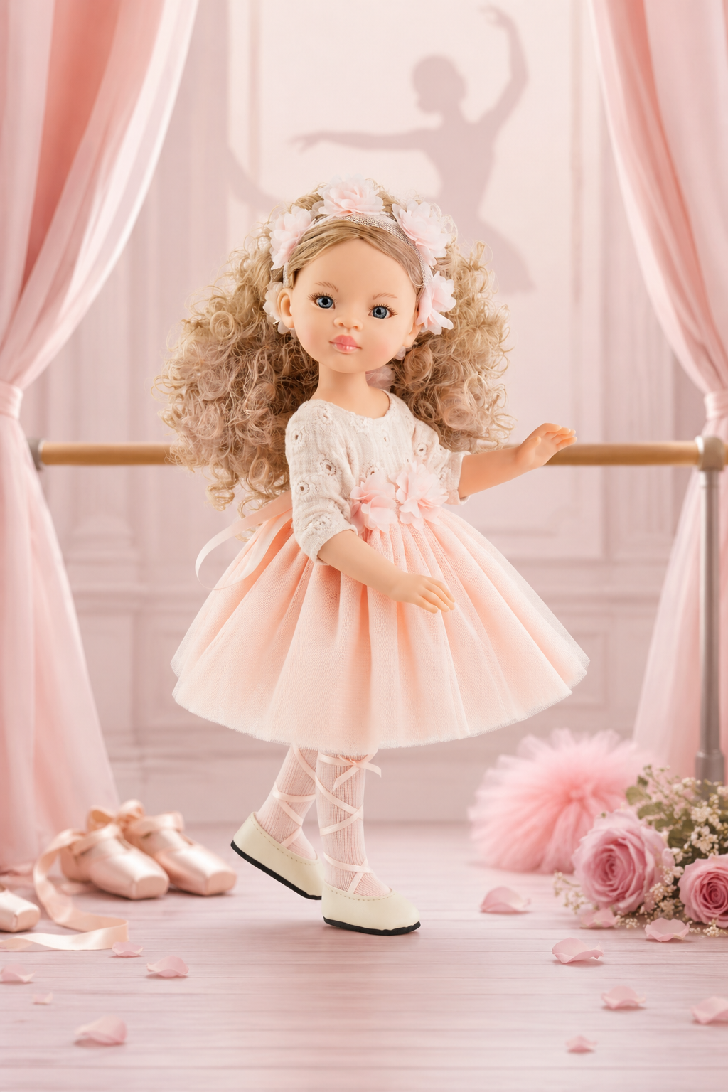 Paola Reina / Rebeca Amigas Articulades Oyuncak Bebek 32 Cm