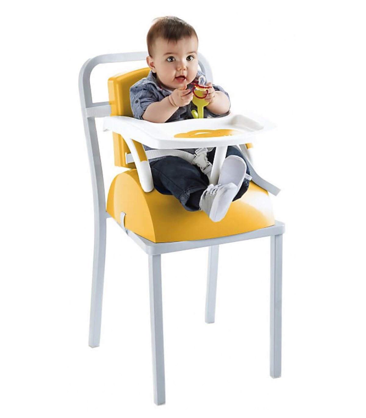 Thermobaby Yükseltici Mama Sandalyesi & Oturma Koltuğu (Sarı)Bebek  OyuncaklarıThermobaby