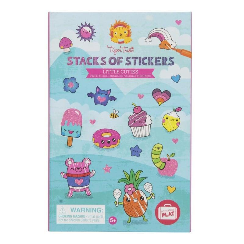 Tiger Tribe Çıkartmalı Boyama Seti - Little Cuties