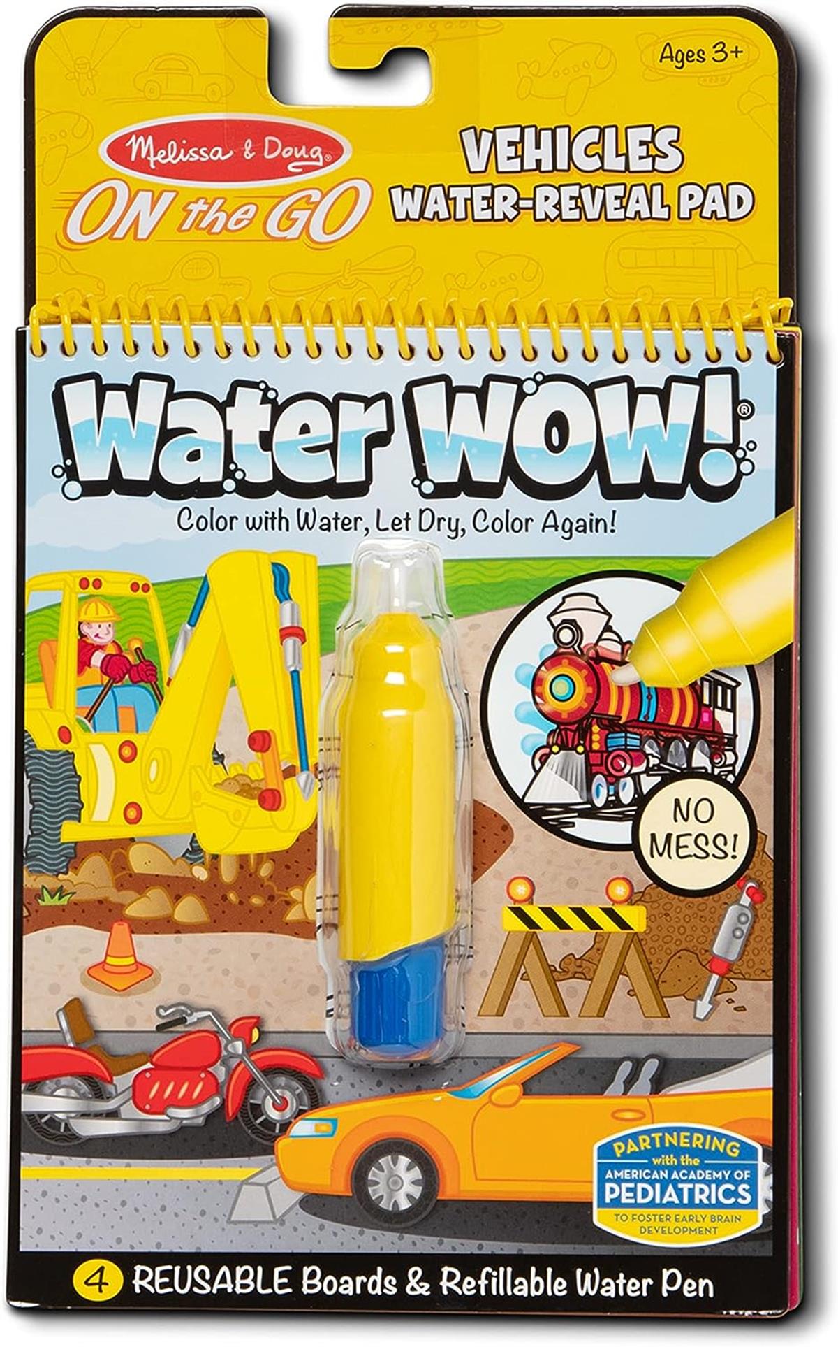 Water Wow! Su ile boyama kitabı - Araçlar