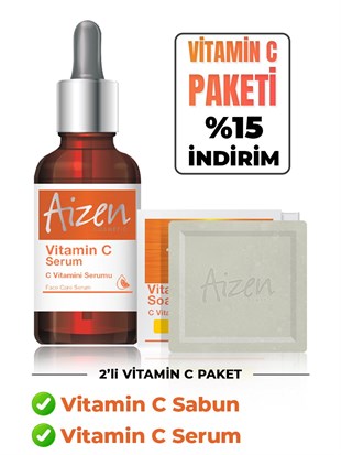 Aizen Cosmetic Vitamin C Serum ve Sabun