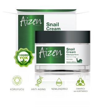 	Aizen Cosmetic Salyangoz Snail Cream