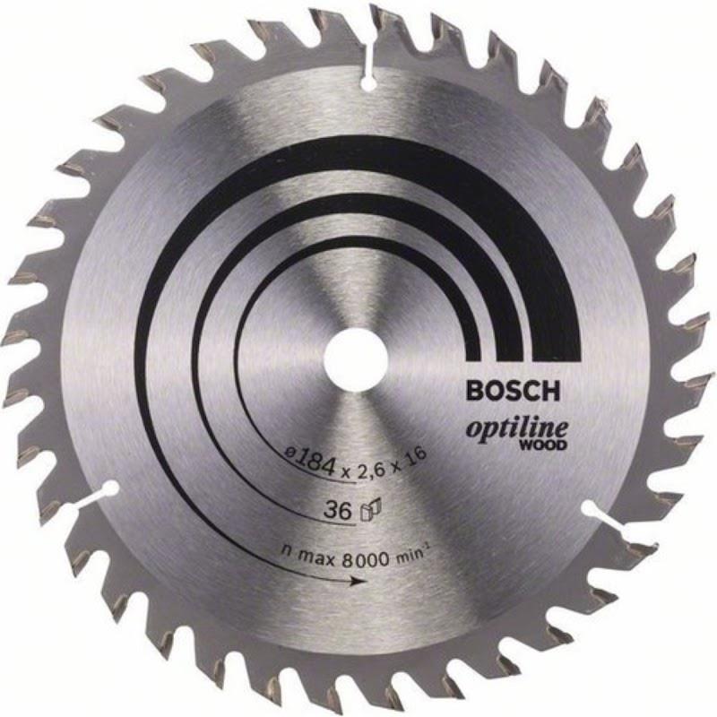 Bosch Optiline Wood 184 x 16 Mm 36 Diş 2608640818