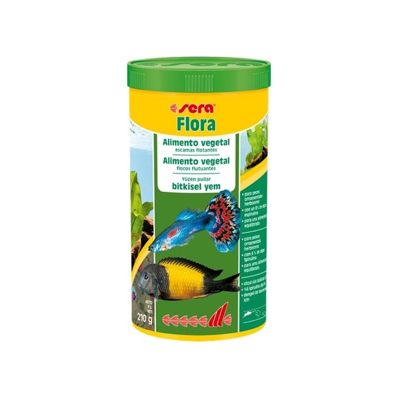 Sera Flora Bitkisel Pul Yem 1000 ml 210 gr