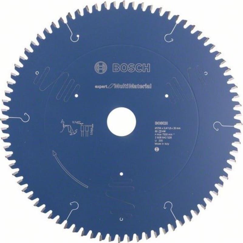 Bosch Expert For Multimaterial 254 x 30 Mm 80 D 2608642528