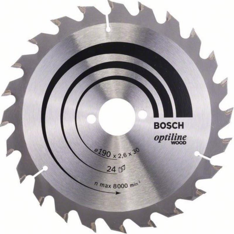 Bosch Optiline Wood 190 x 30 Mm 24 Diş 2608640615