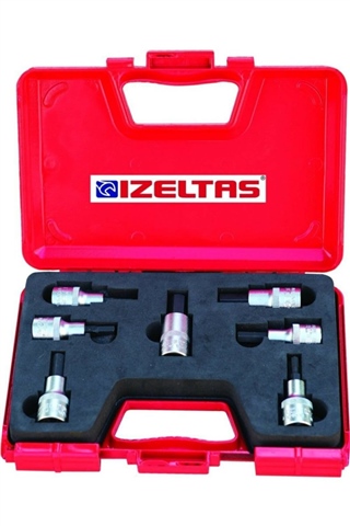 Izeltaş 1/2 Lokmalı Allen Uç Takımı 60MM 7'li