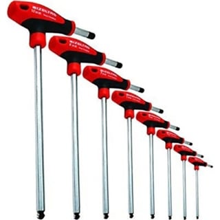 İzeltaş Yuvarlak Başlı T Tipi Allen Anahtar Takımı (8 Parça, Mm)