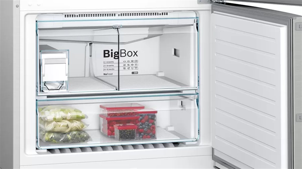 Bosch KGN86AID1N Serie | 6 Alttan Donduruculu Buzdolabı 186 x 86 cm Kolay  Temizlenebilir Inox