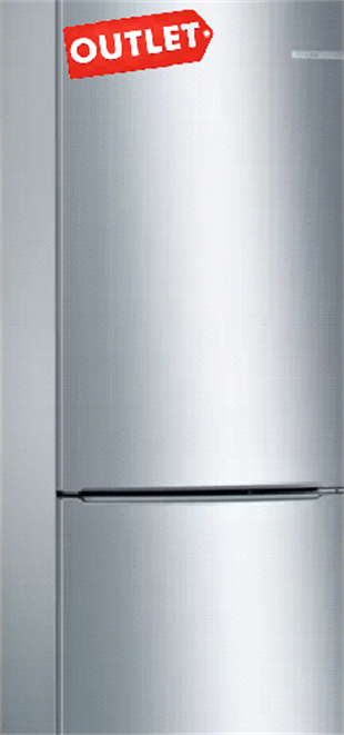 Bosch KGN57VI22N Outlet Serie 2 Alttan Donduruculu Buzdolabı 185 x 70 cm  Kolay Temizlenebilir Inox