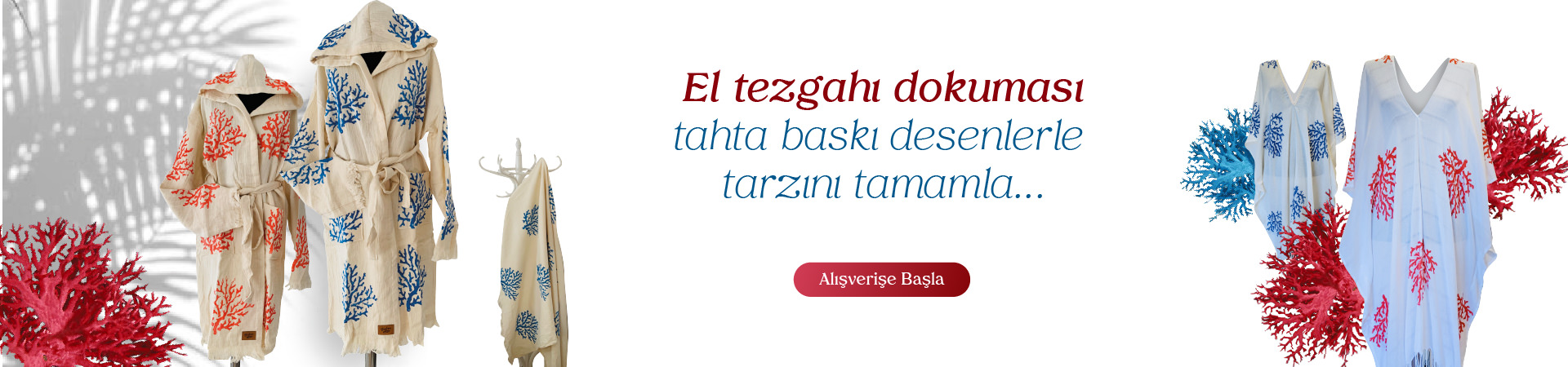 El Tezgahı Dokuması Tahta Baskı Desenlerle Tarzını Tamamla - Bodrum Home