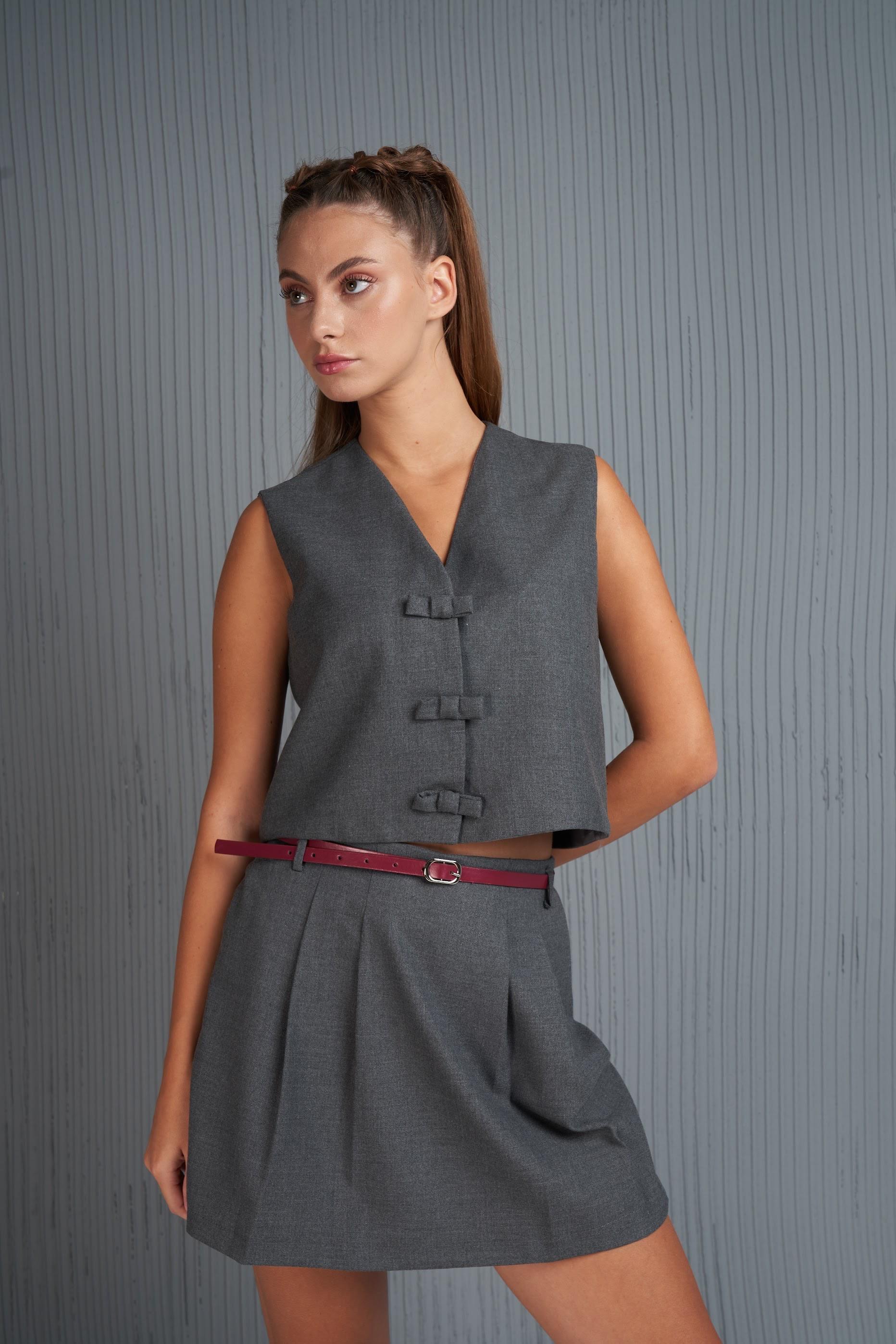 Astarlı Yelek Antrasit