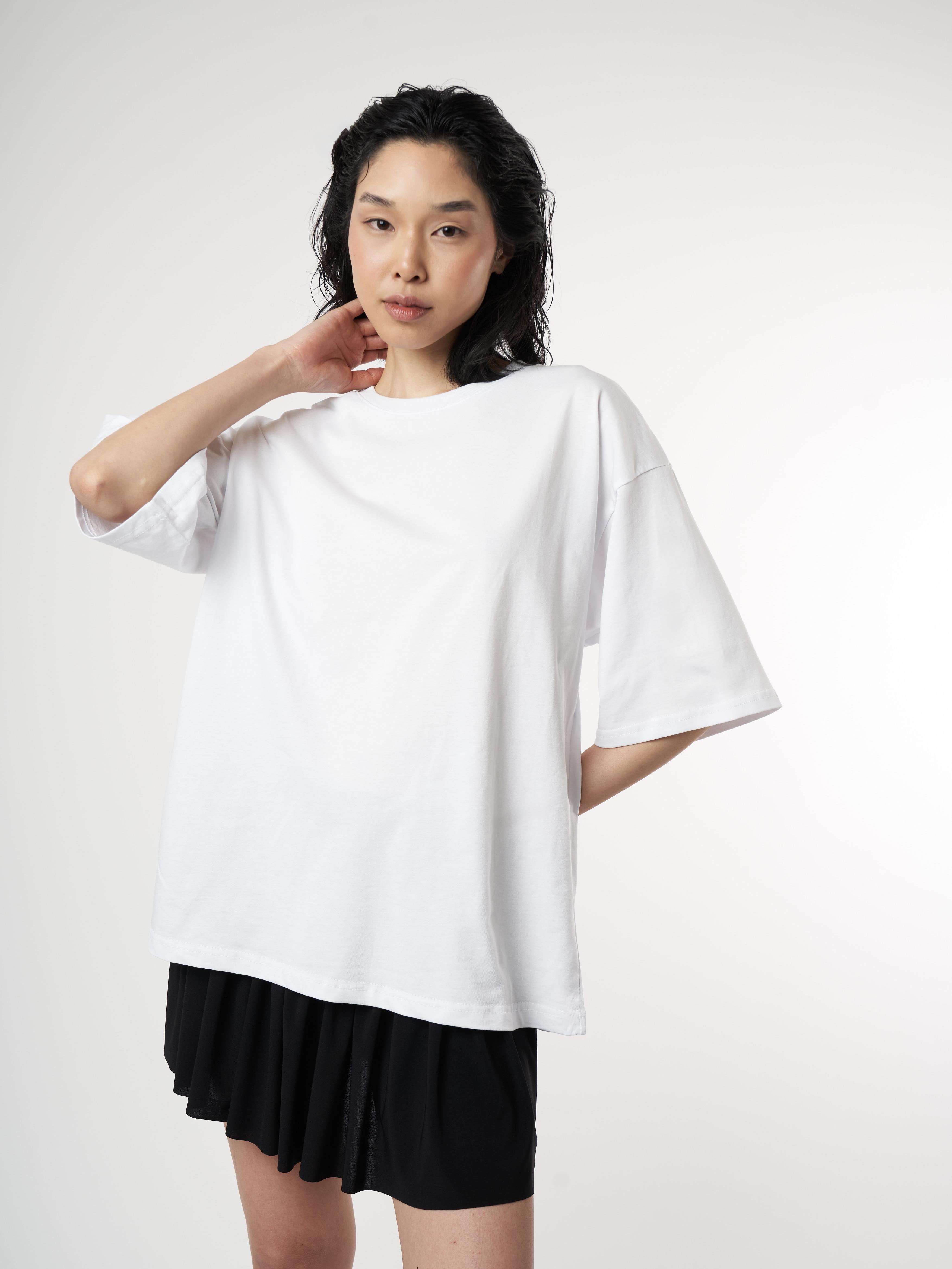 Basic Kısa Kol T-shirt Beyaz