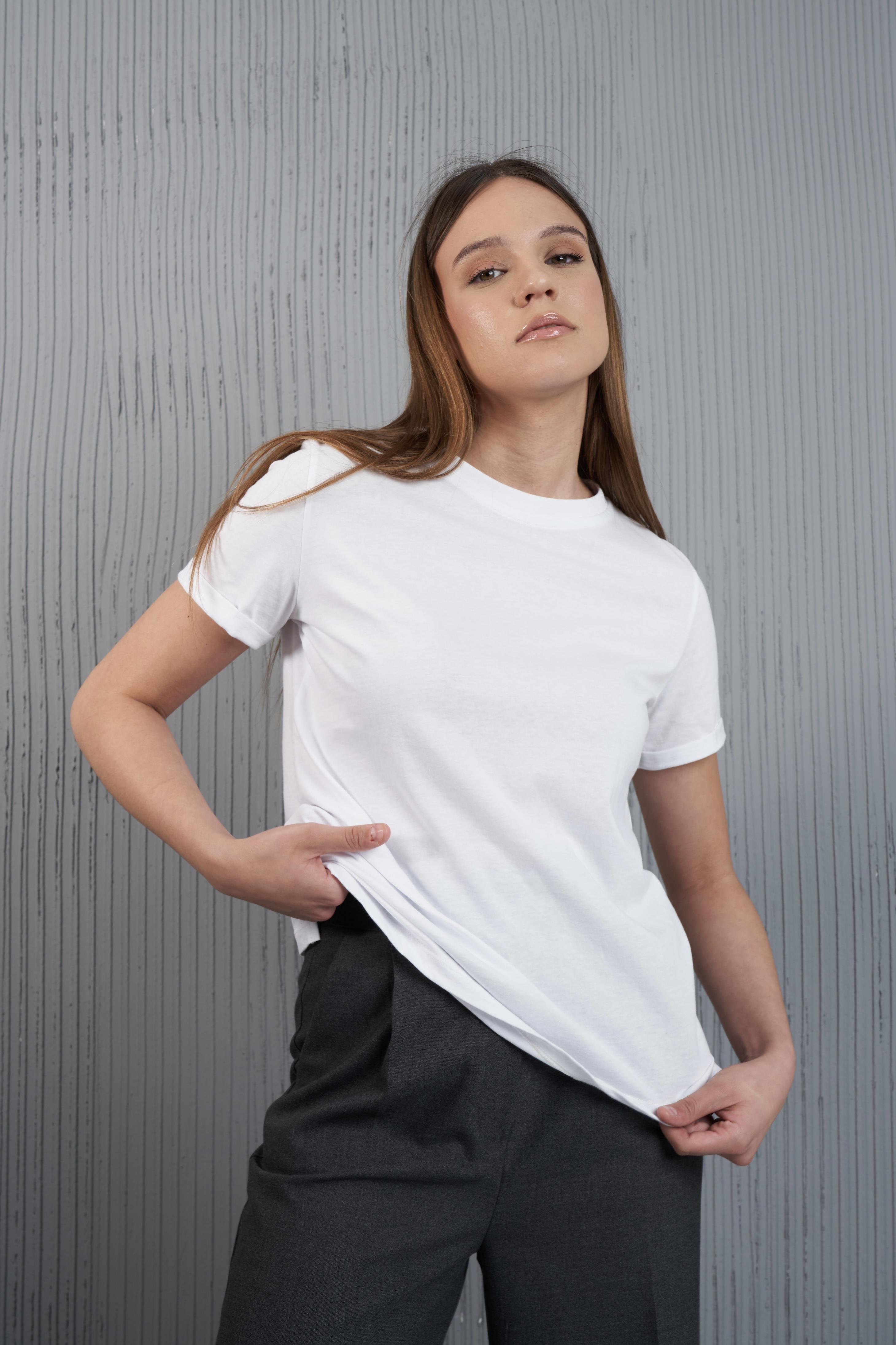Basic T-shirt Ekru