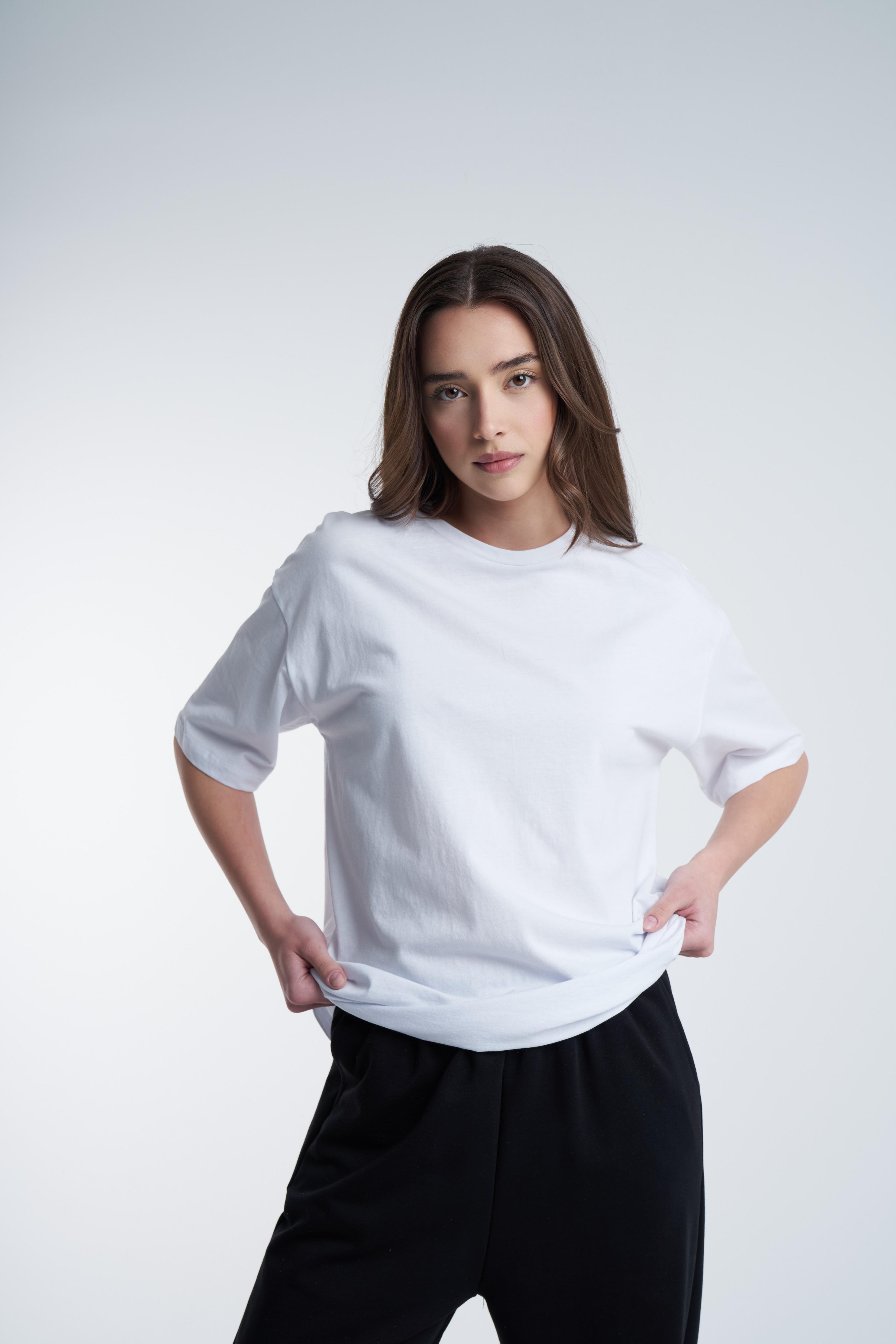 Basic T-shirt Ekru