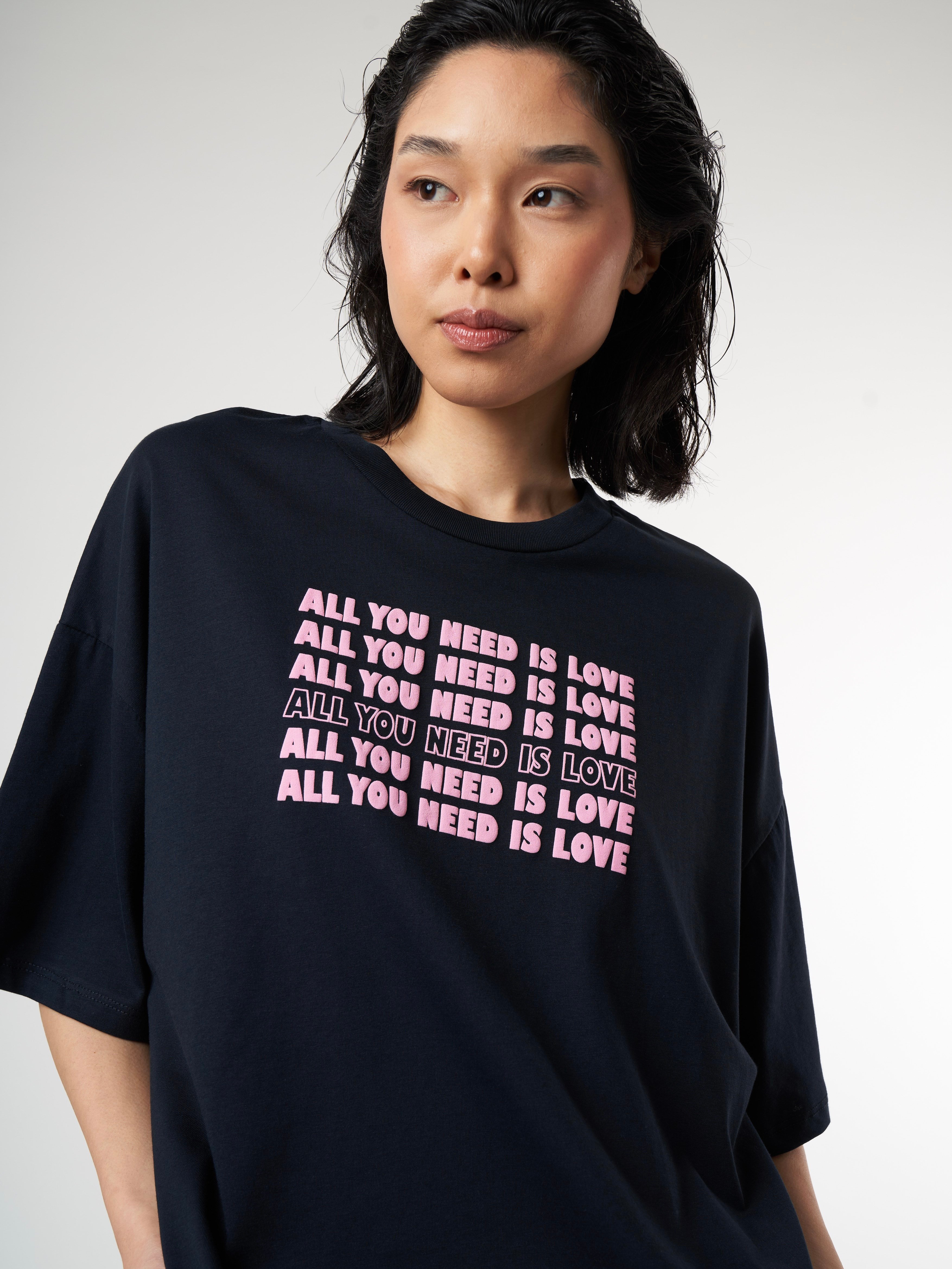 Baskılı Kısa Kol T-shirt Lacivert
