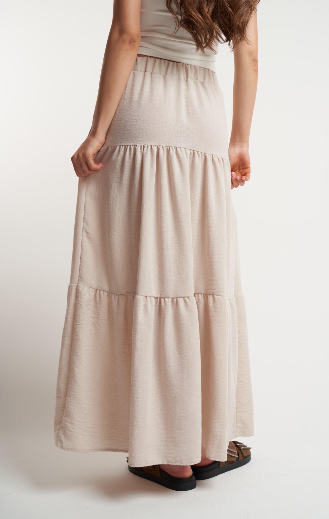 Bel Lastik Ayrobin Uzun Etek Taş