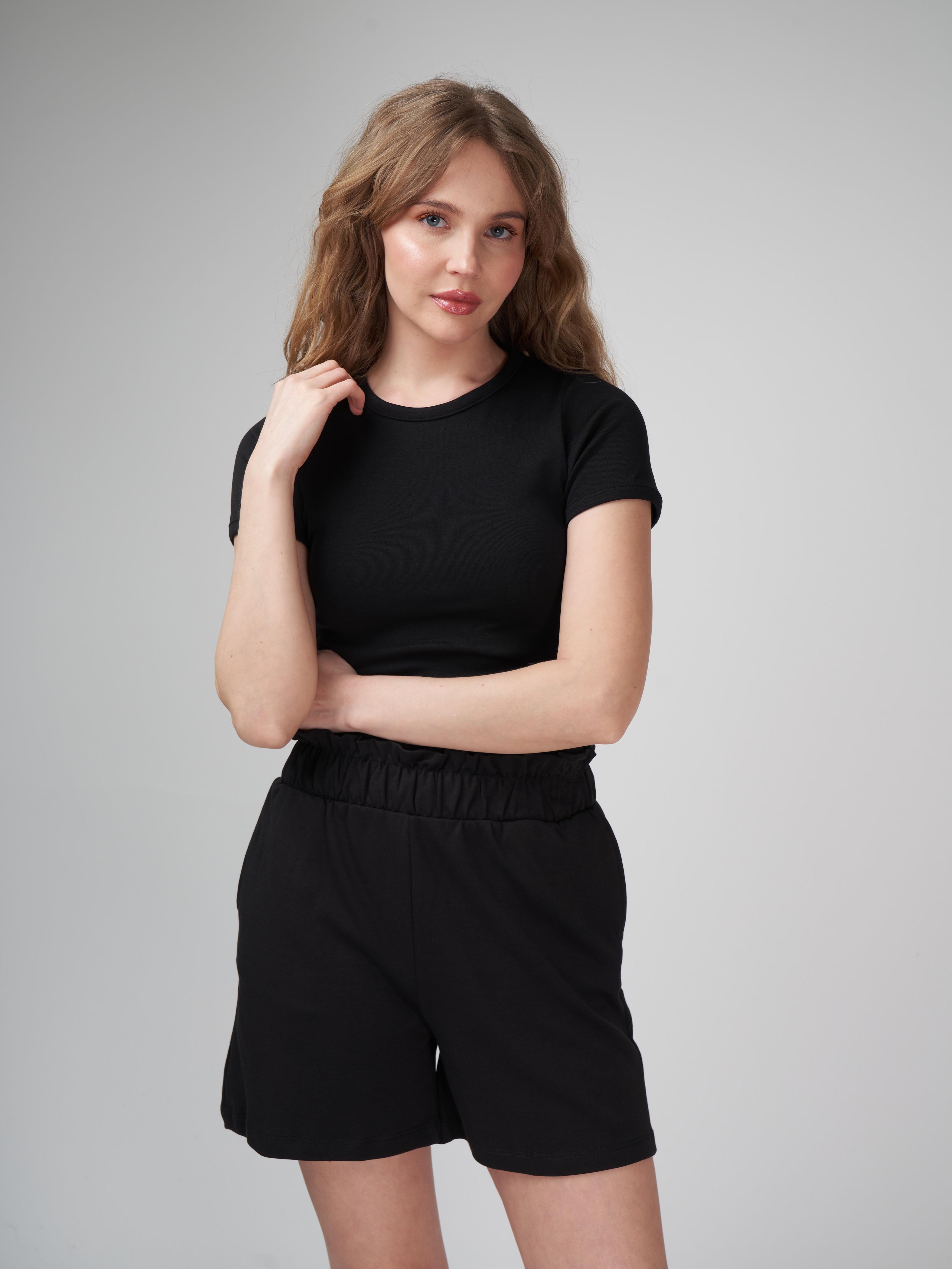 Cepli Kısa Şort Siyah