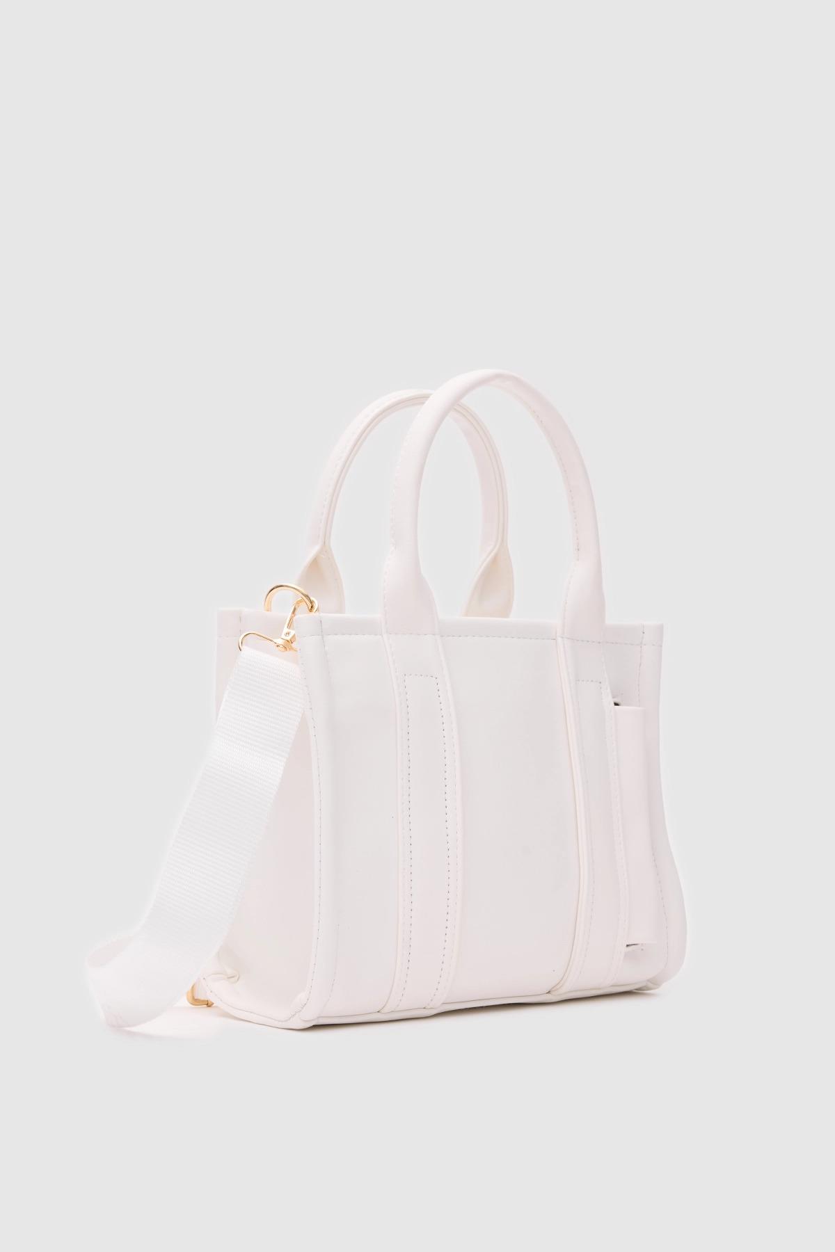 City Çapraz Çanta Beyaz