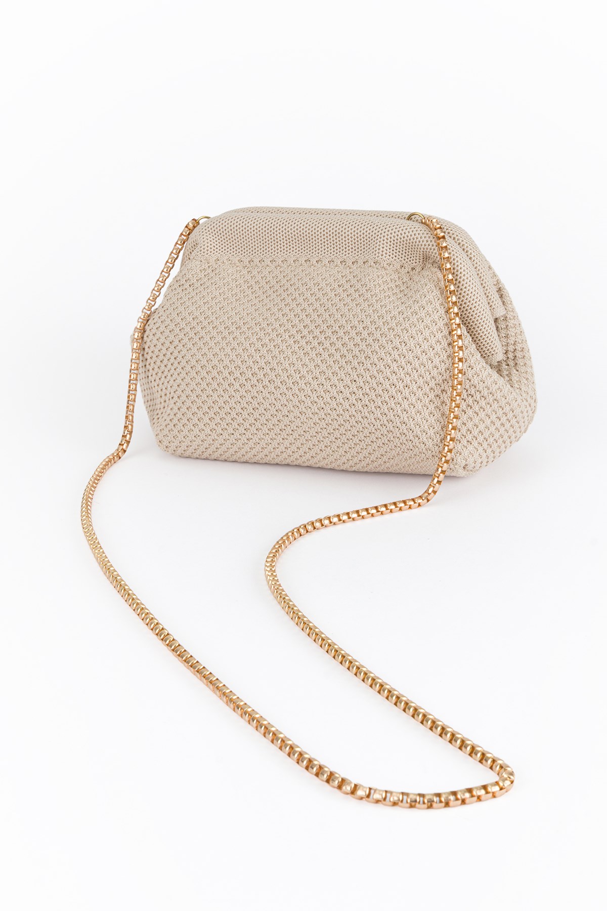 Clutch Çanta Ekru