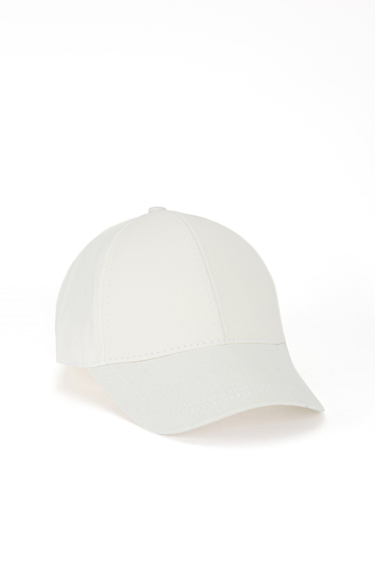 Düz Basic Kep Ekru