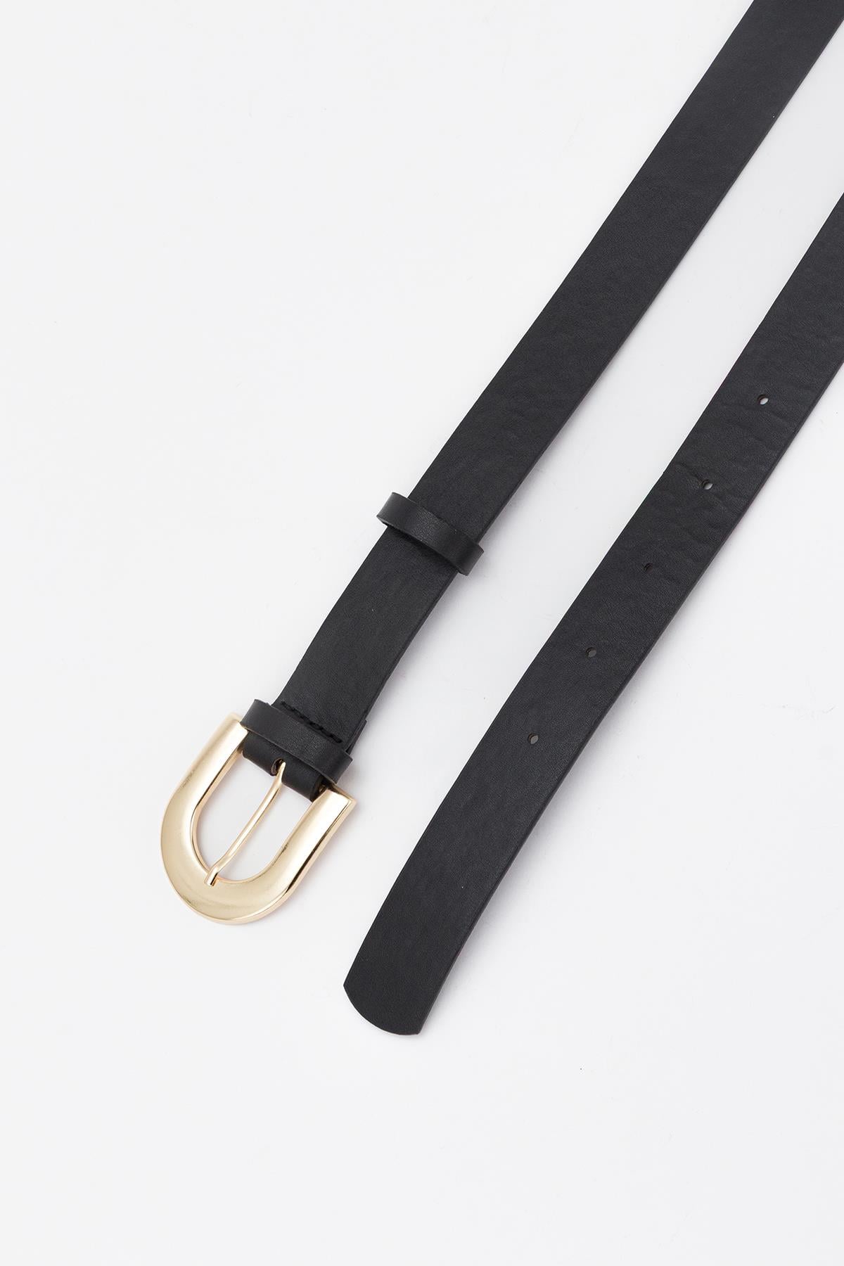 Gold Toka Basic Kemer Siyah