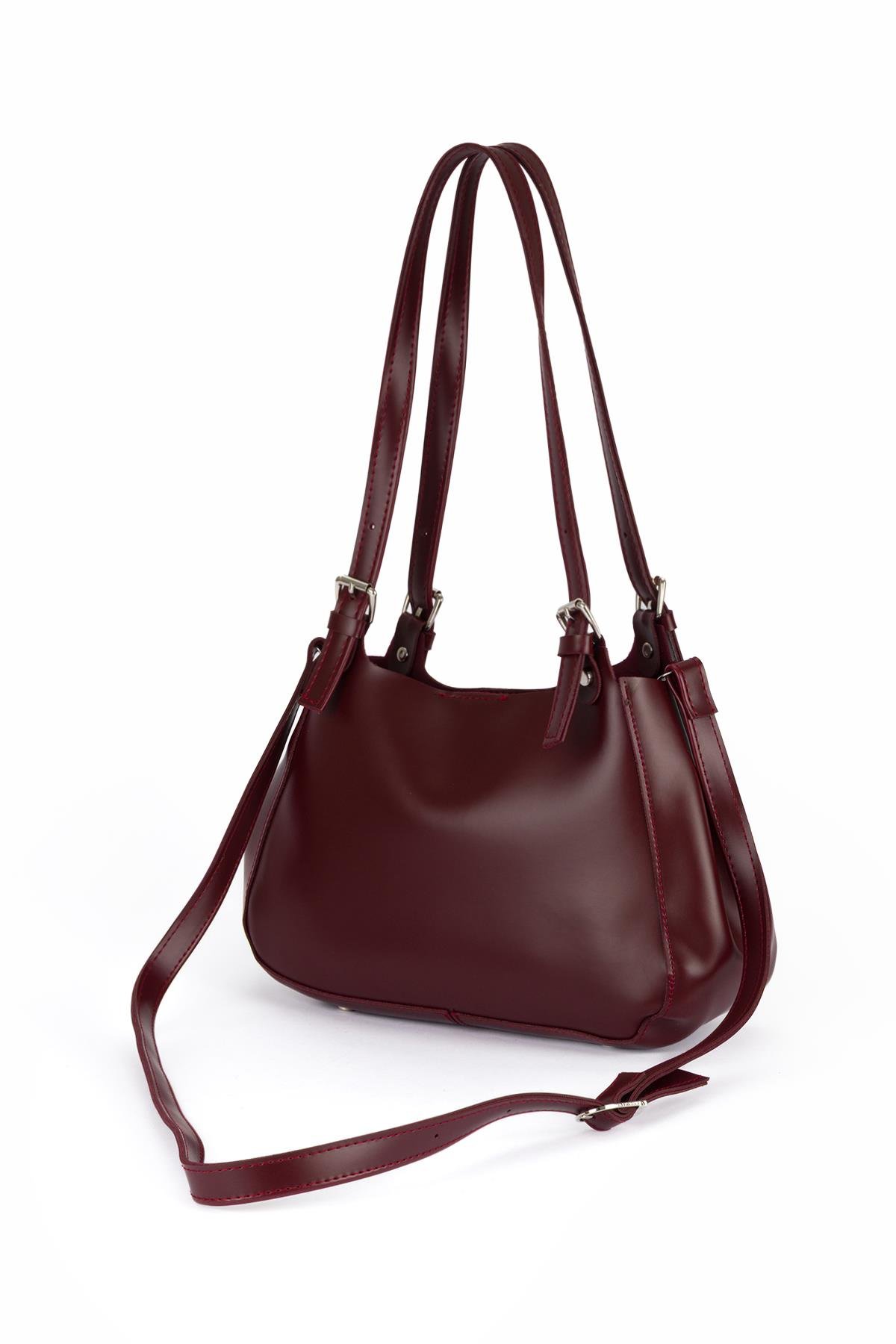 Madam Model Omuz Çantası Bordo