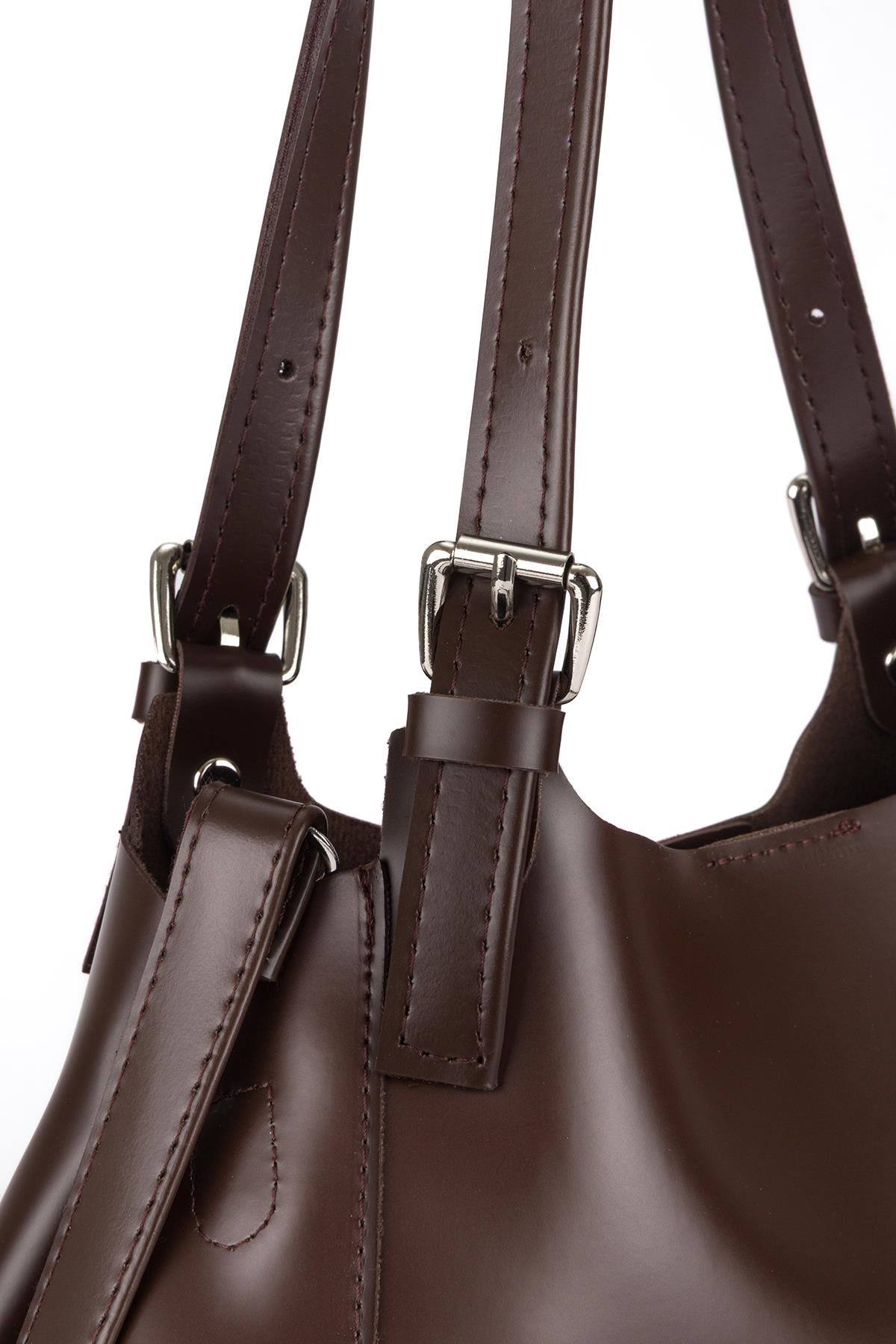 Madam Model Omuz Çantası Kahve