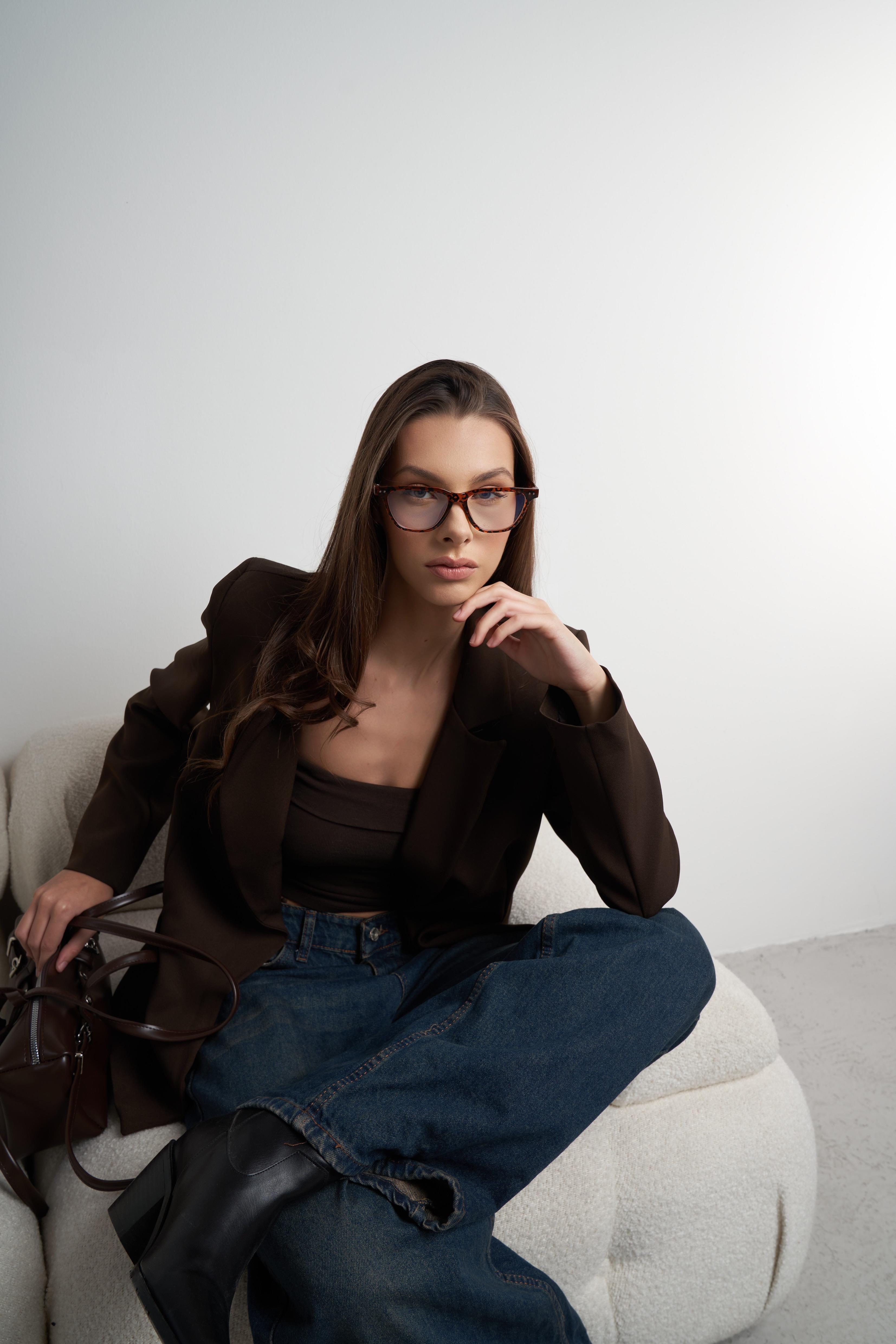 Oversize Blazer Ceket Kahve