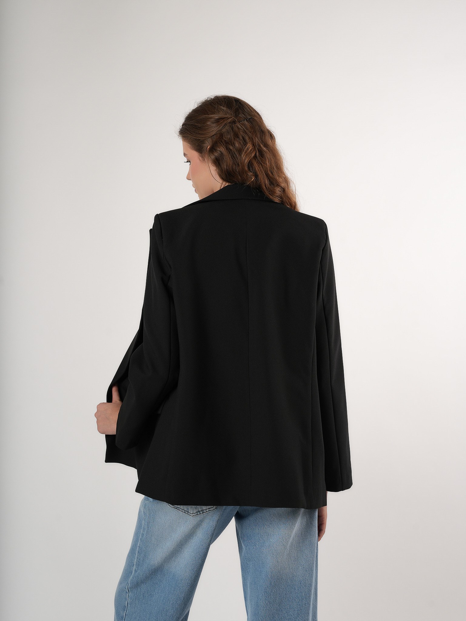 Oversize Blazer Ceket Siyah